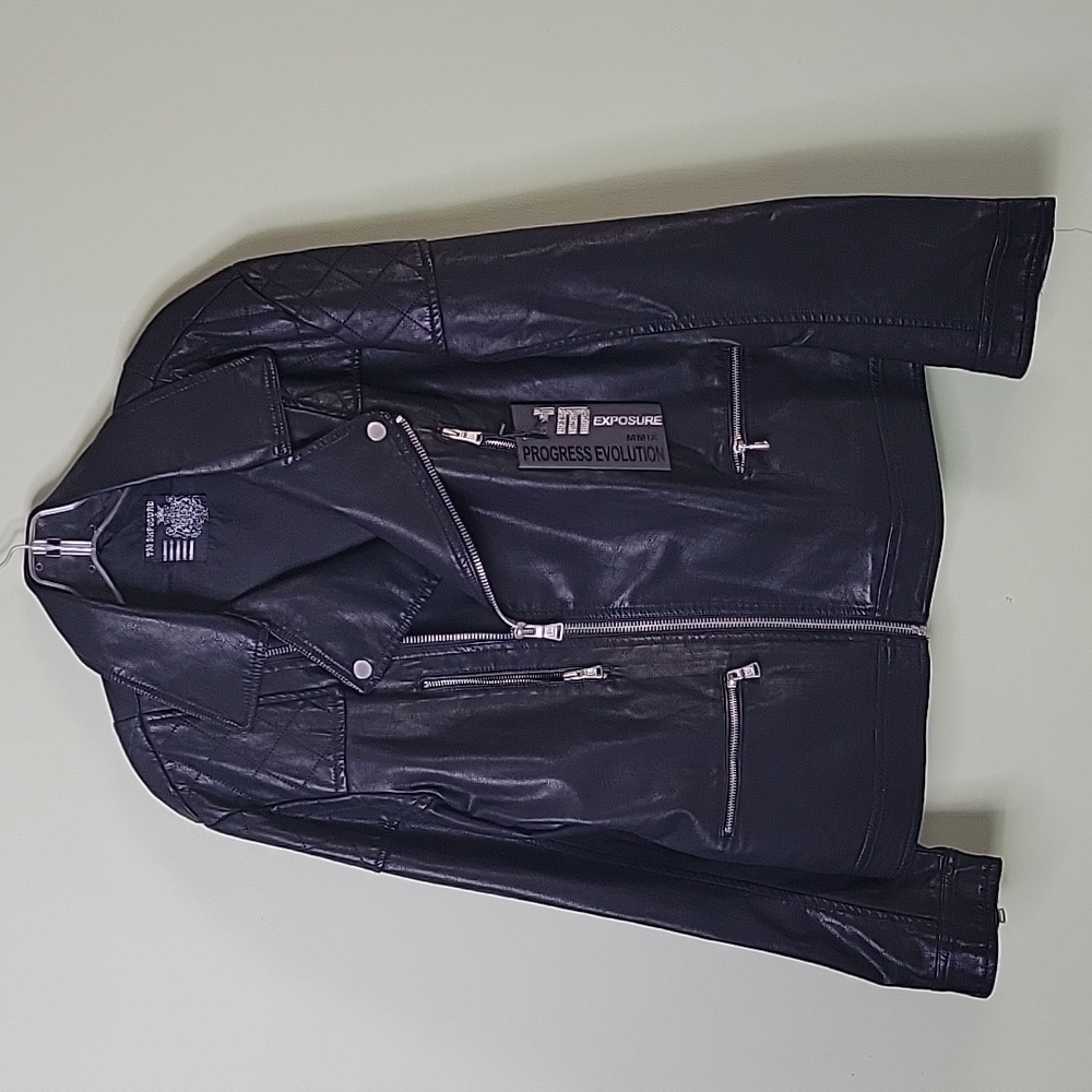 Mens leather jacket btand new